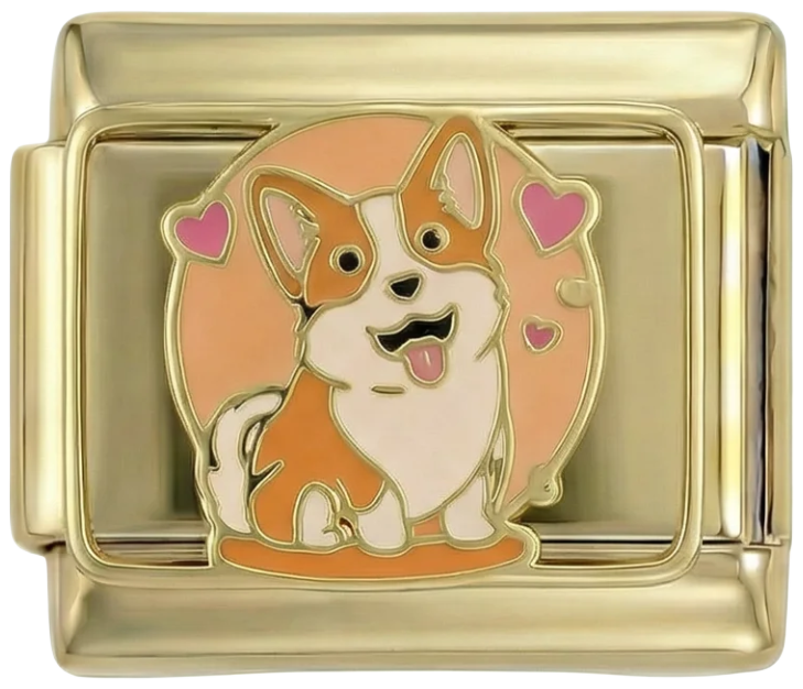 Corgi on Gold