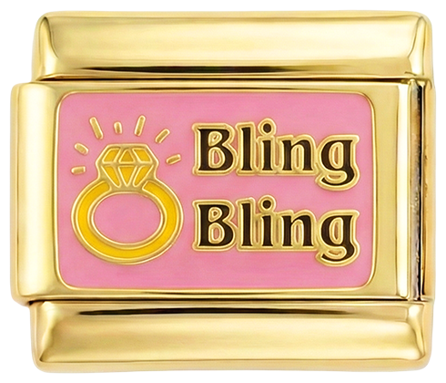 Pink Plate, Gold Ring, Bling Bling, on Gold - Pink-Plate-Gold-Ring-Bling-Bling-on-Gold.png