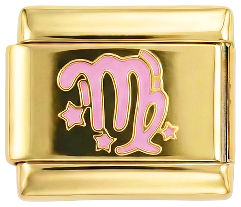 Virgo Pink on Gold