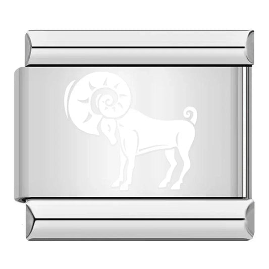 Aries, on Silver - Charms Official
