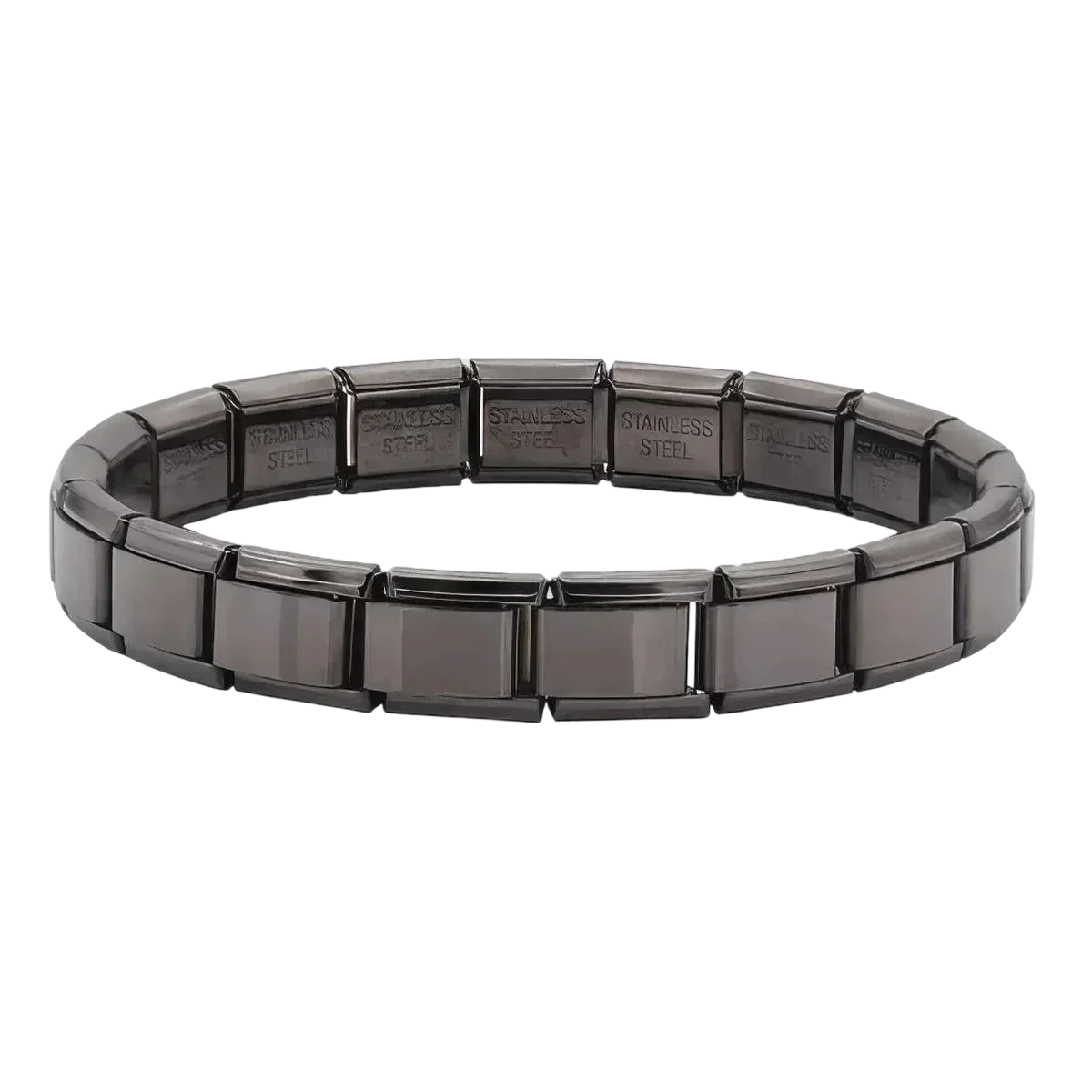 Charms-armband svart