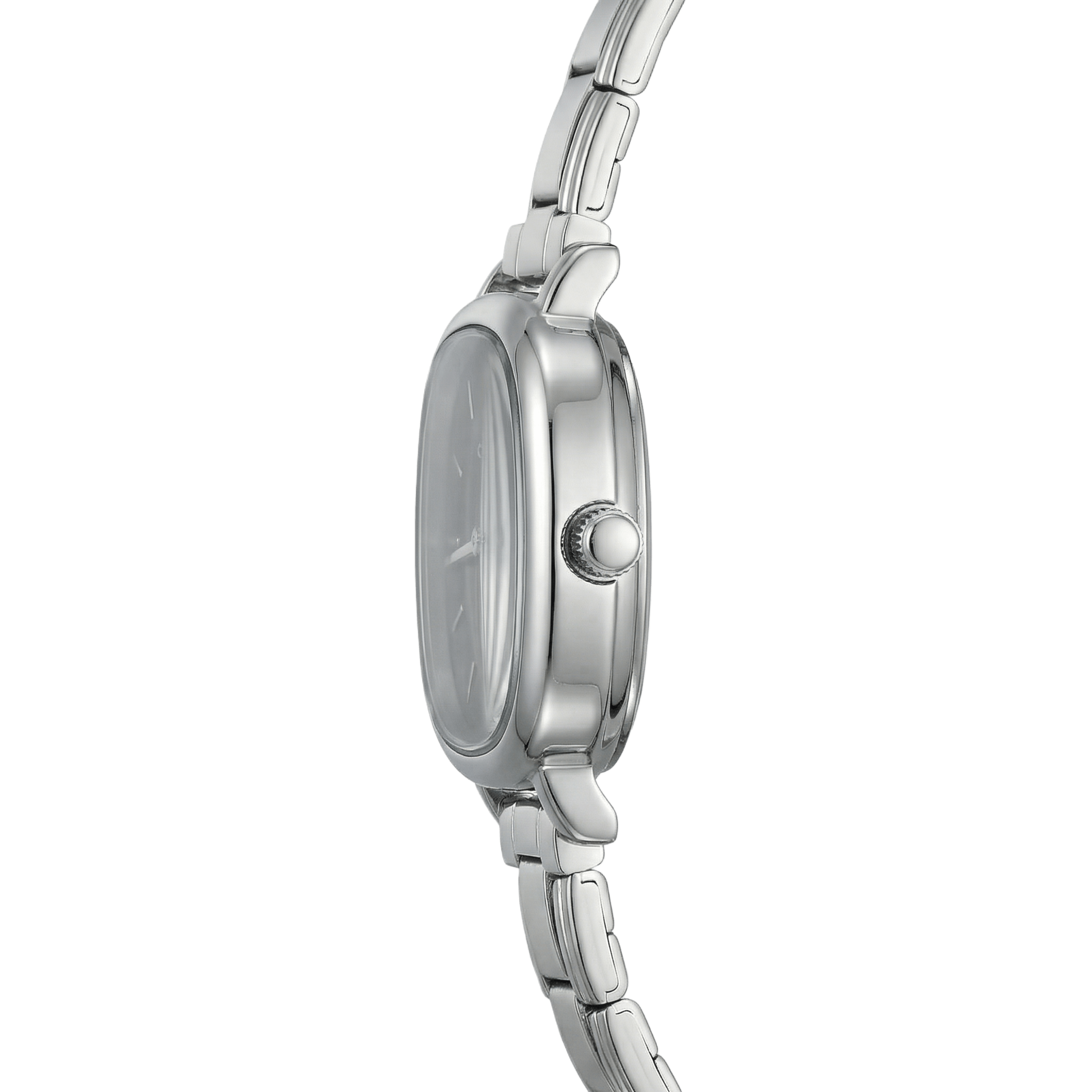 Capri – Silvermodell med svart urtavla