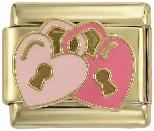 Heart-Shaped Love Locks on Gold - Heart-Shaped-Love-Locks-on-Gold.png