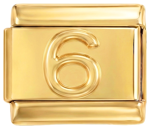 Number 6 on Gold