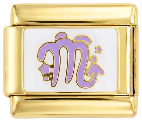 برج العقرب البنفسجي على ذهبي