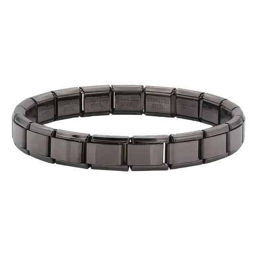 Charms-armband svart
