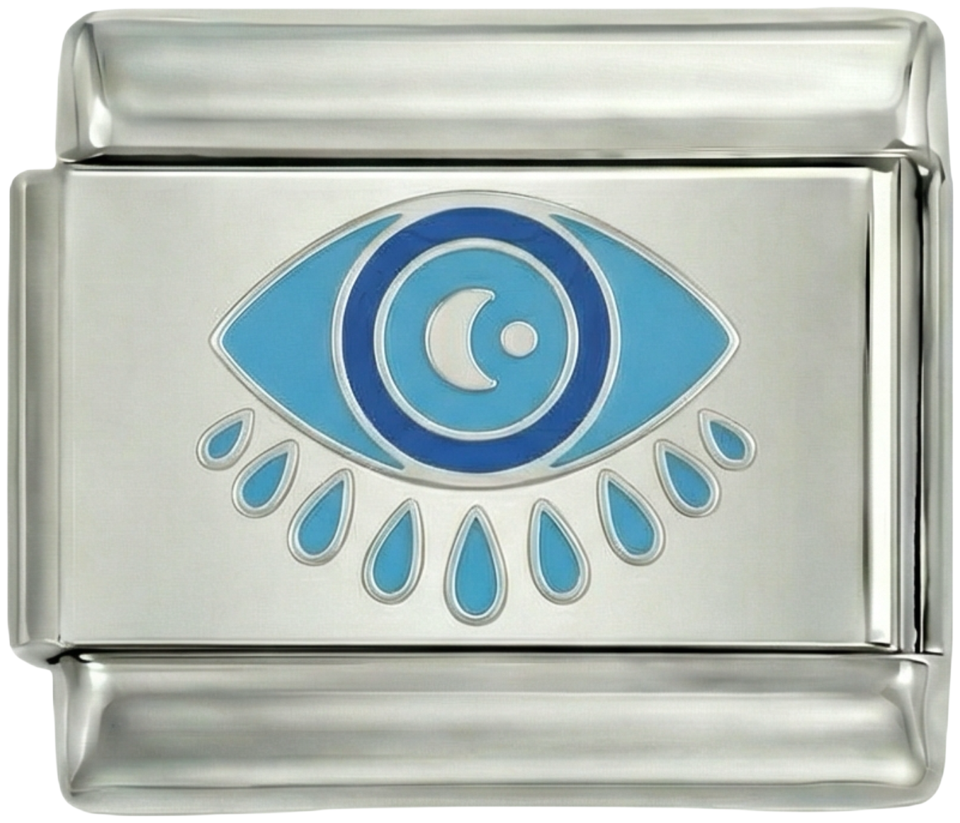 Evil Eye with Moon Eyeball on Silver - evil-eye-with-moon-eyeball-on-silver.png