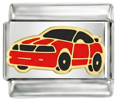 Red Sports Car, on Silver - red-sports-car-on-silver.png