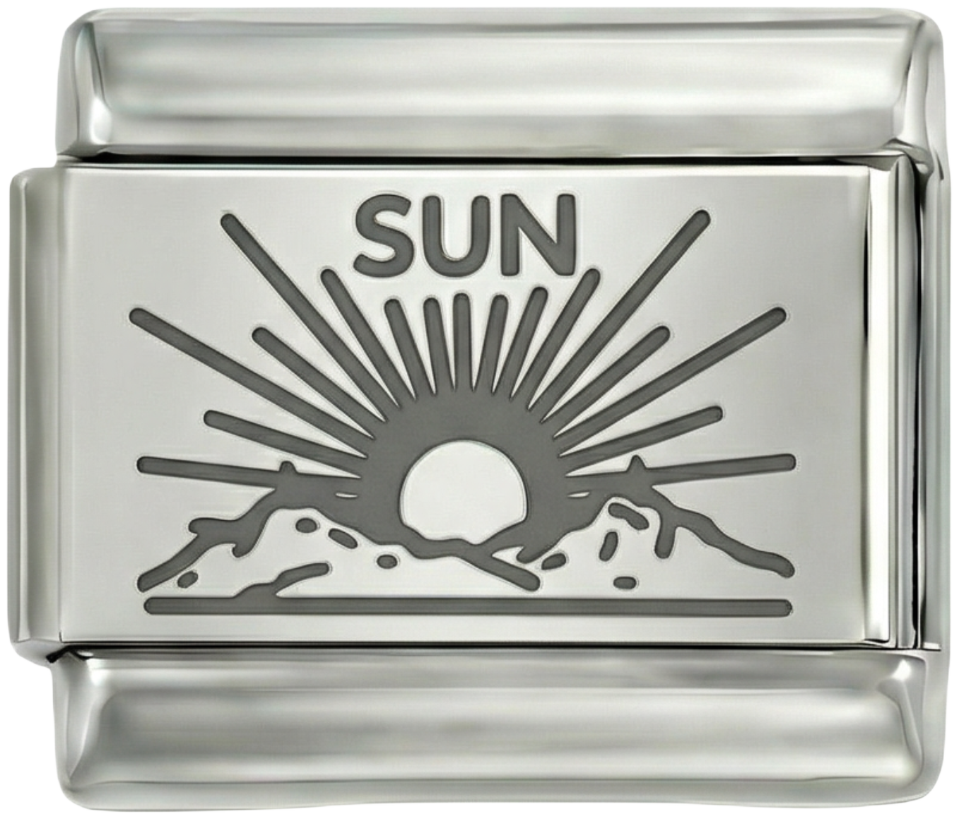 Sun in the Mountains, on Silver